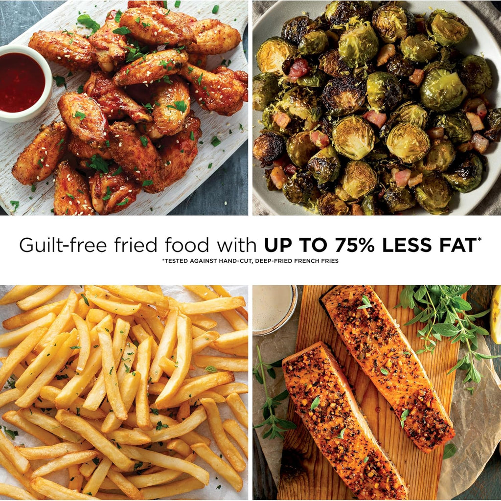 Air Fryer Pro, 5 Qt, 5-in-1, Light Pink, AF142PK | Air fry, bake, roast, reheat, dehydrate, 1750W, 400F max, Fits 4 lbs fries, Dishwasher-safe